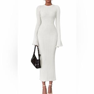 🆕Elegant Ribbed Knit Dress